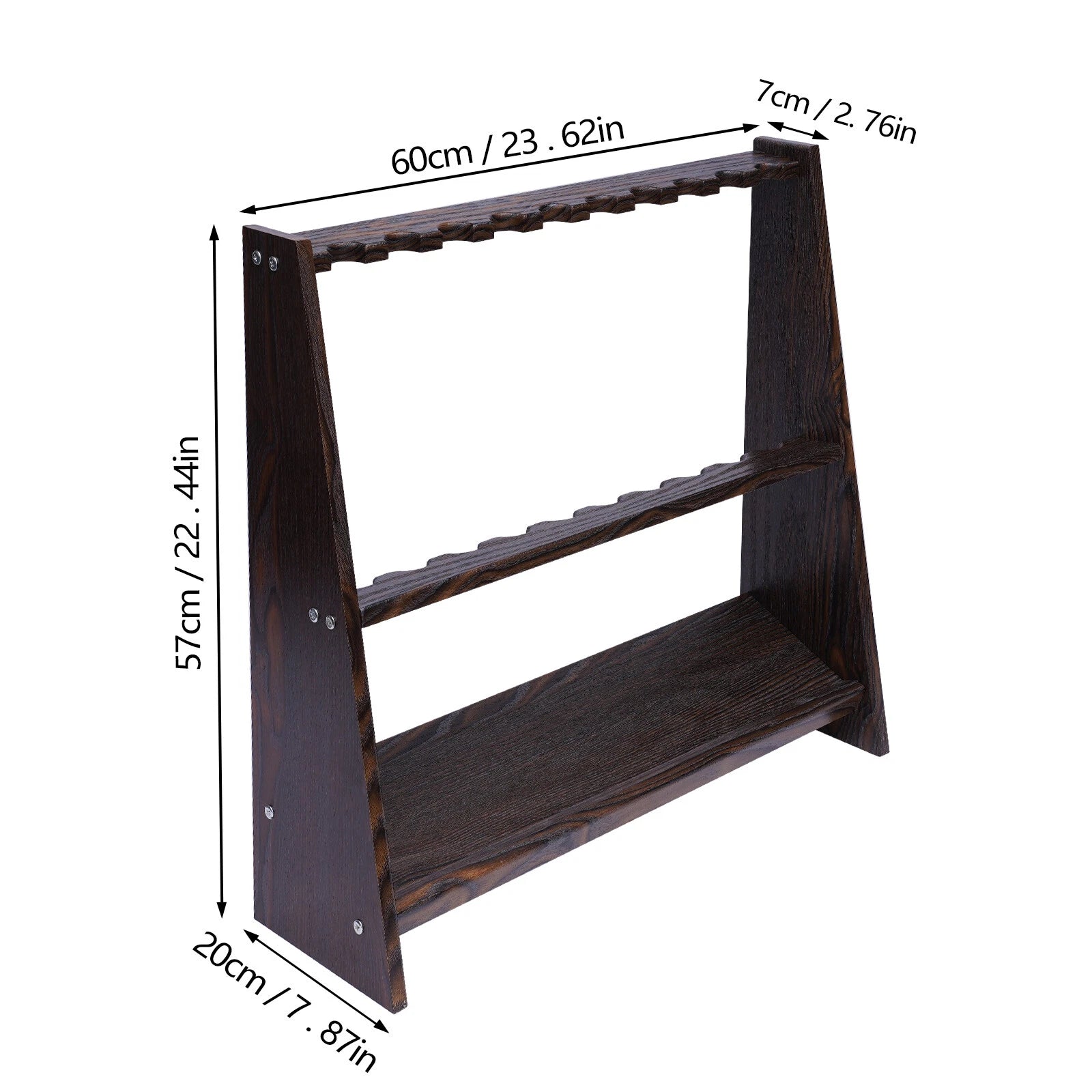 ﻿ 11*7.5*7.1in Black Walnut 3 Layers Jewelry Storage Organizer Box For Women | eBay