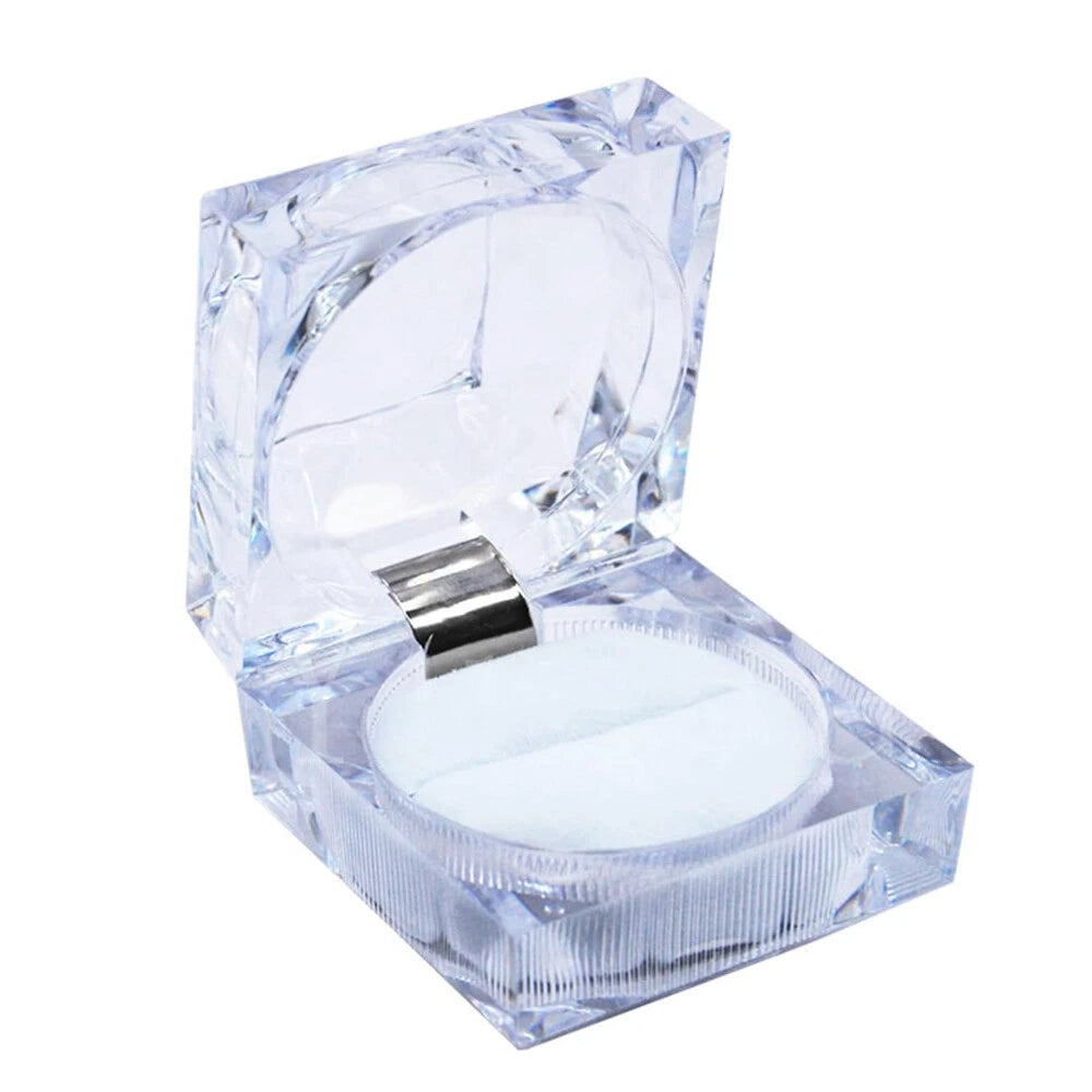 12 x Clear Crystal Ring Gift Boxes Earrings Jewelry Storage White Box | eBay