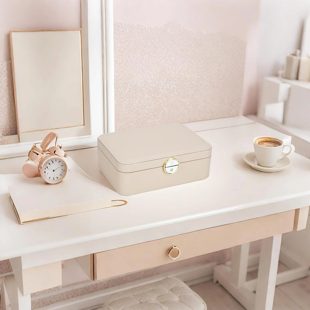 Lockable jewelry box, double-layer jewelry storage box, jewelry storage， larg... | eBay
