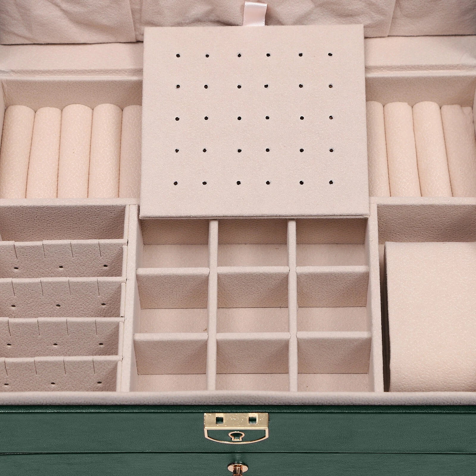 3 Tiers Modern Watch Box Display Jewelry Case Storage Accessory Organizer W/Key | eBay