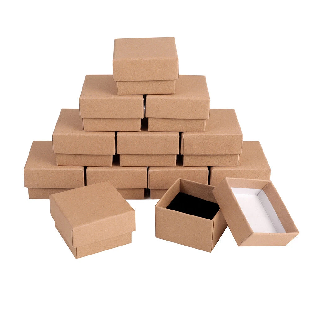 Cardboard Jewelry Gift Boxes Bulk Wholesale Necklace Organizer w/ Sponge Filled | eBay