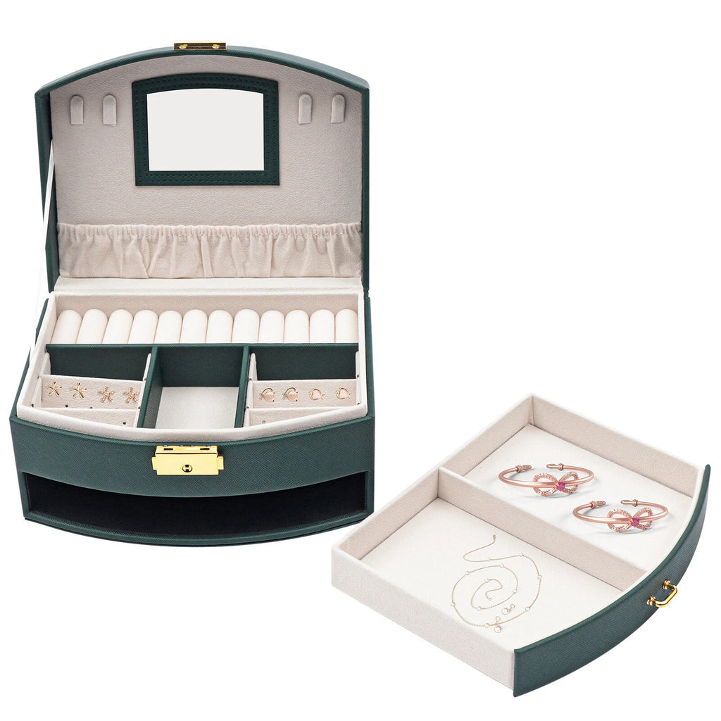 Jewelry Storage Case Drawer Jewelry Box Organizer for Women Girls Large | eBay