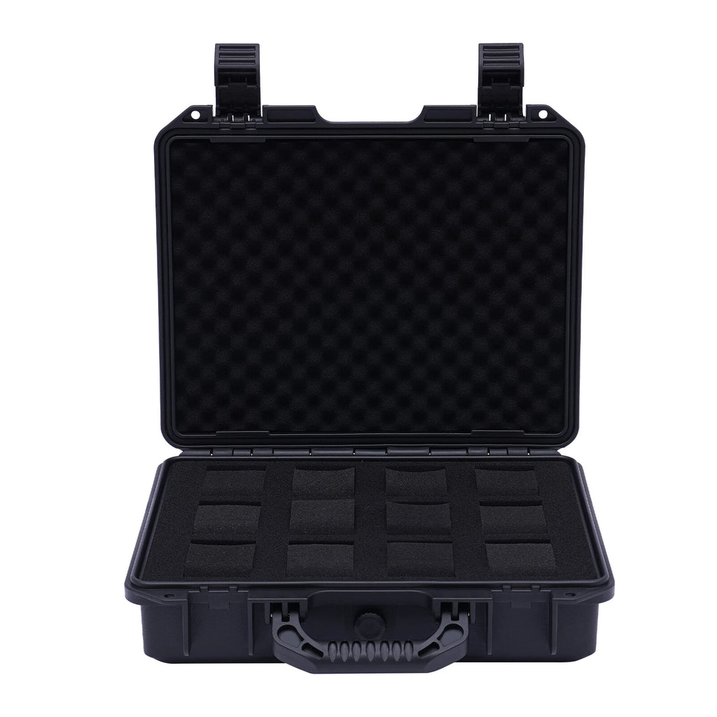 12 Slots Watch Travel Case Hard Shell Protection Jewelry Storage Organizer Box | eBay