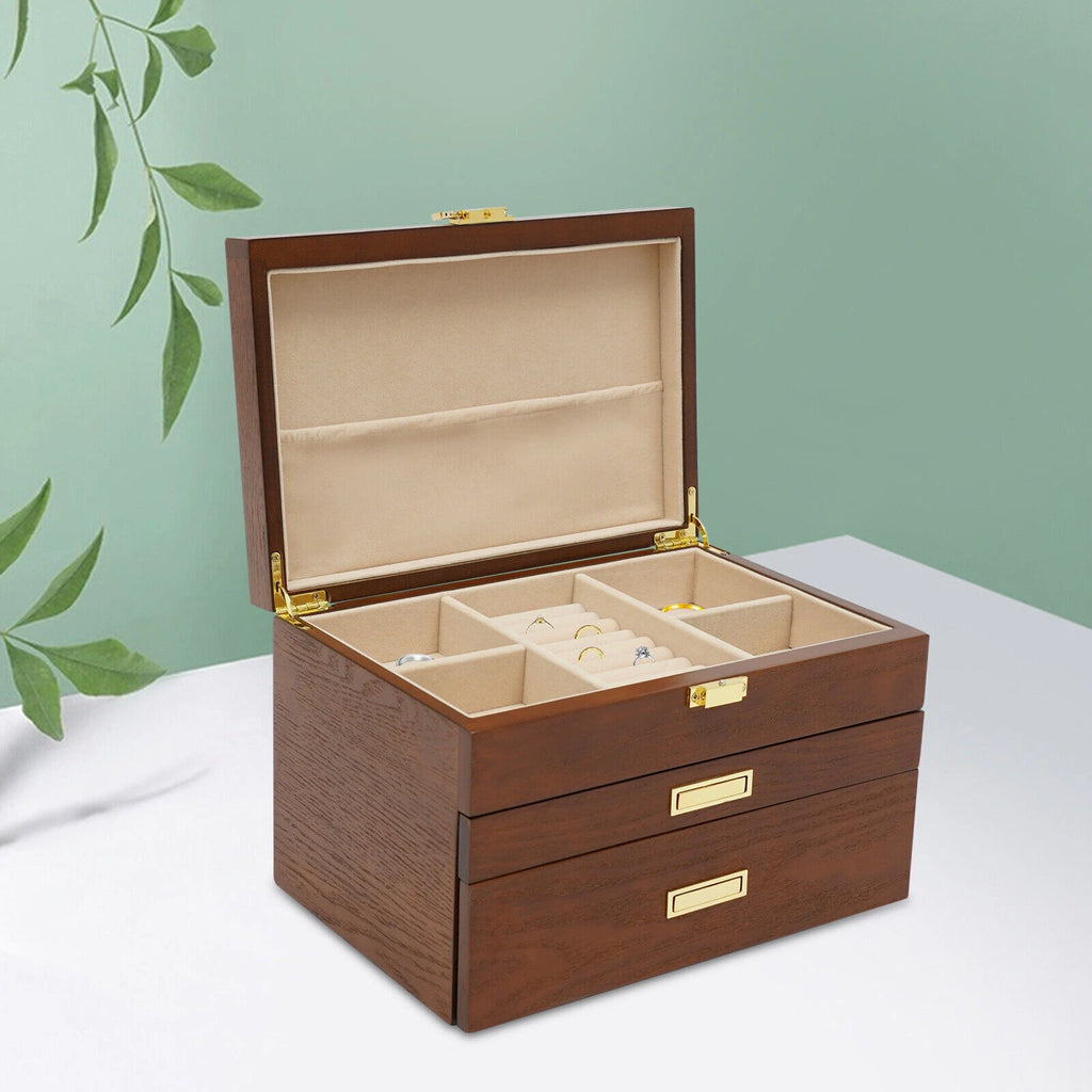 Jewelry Organizer Box,Jewelry Boxes for Storage Earrings Rings Necklace Bracelet | eBay